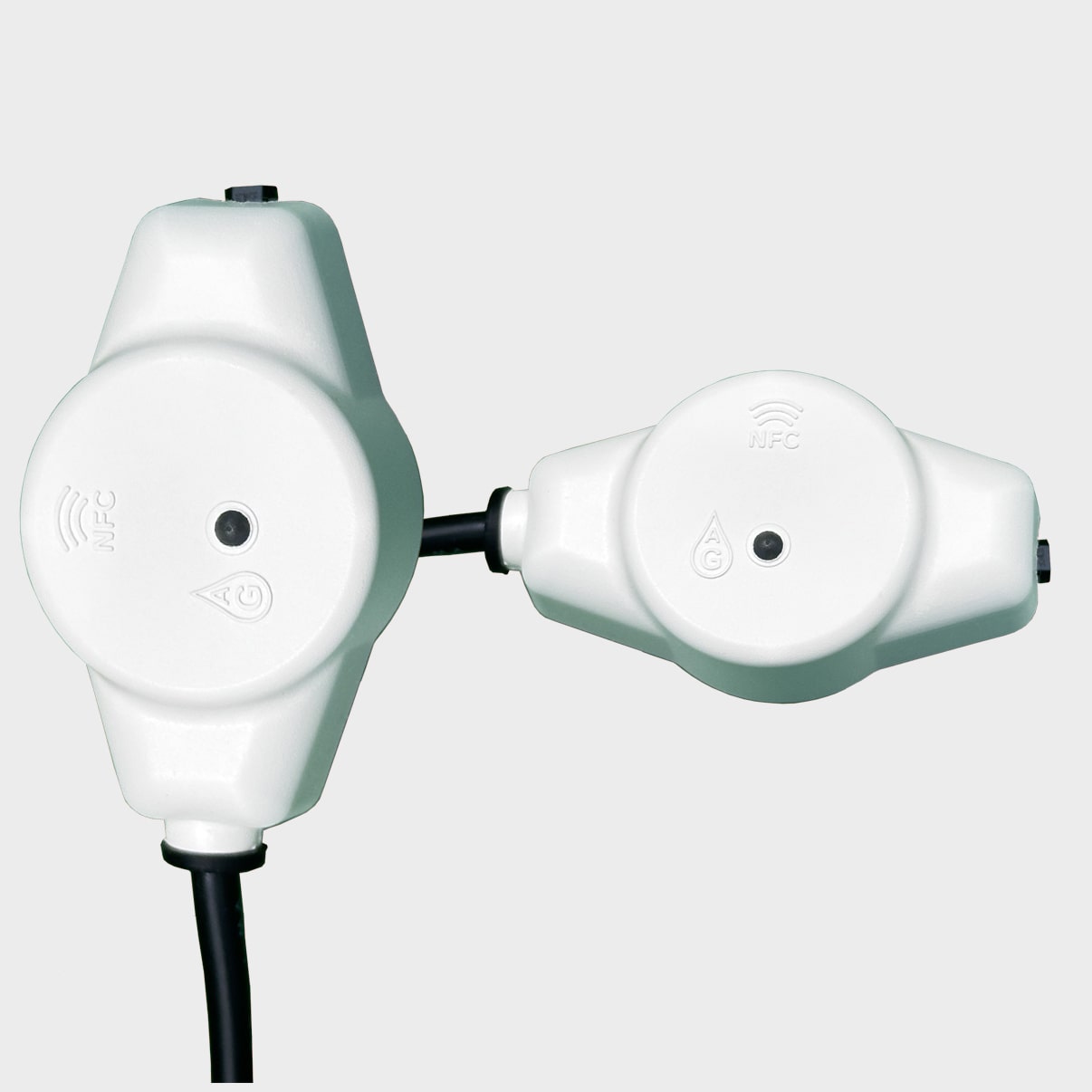 Irrigation two-wire decoder temperature sensor